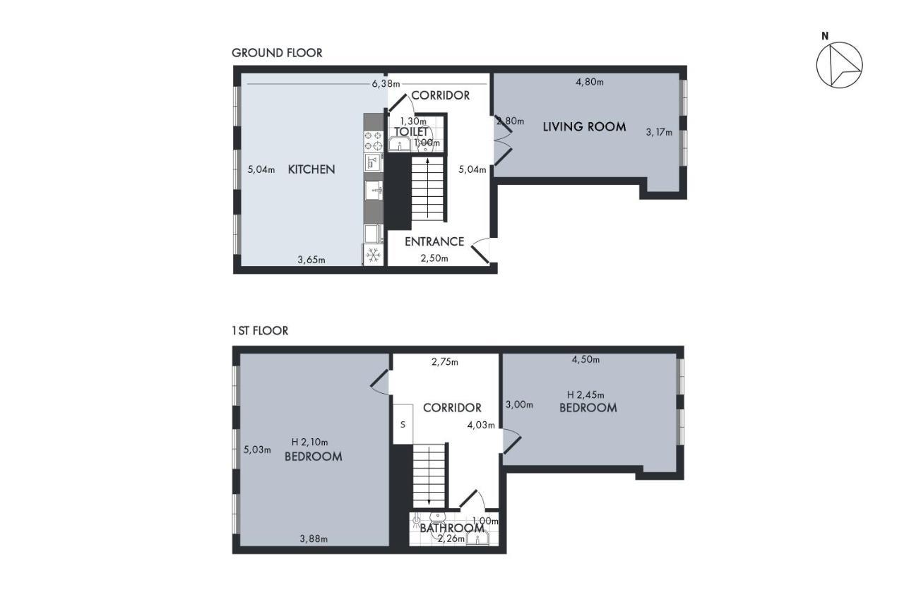Sanders Main - Popular Two-bedroom Duplex Next To Magical Nyhavn * Copenaghen